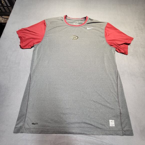 Arizona Diamondbacks Shirt Mens XXL Gray Nike Pro Dry Fit MLB Performance - Picture 1 of 8